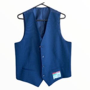 Alfani Slim Fit Navy Suit Vest NWT Size Large